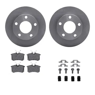 R1 Concepts WFWH1-73025 E- Line Series Brake Rotor W/ Ceramic Brake Pads & Hdw